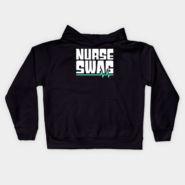 Nurse Swag Kids Hoodie by MeatMan